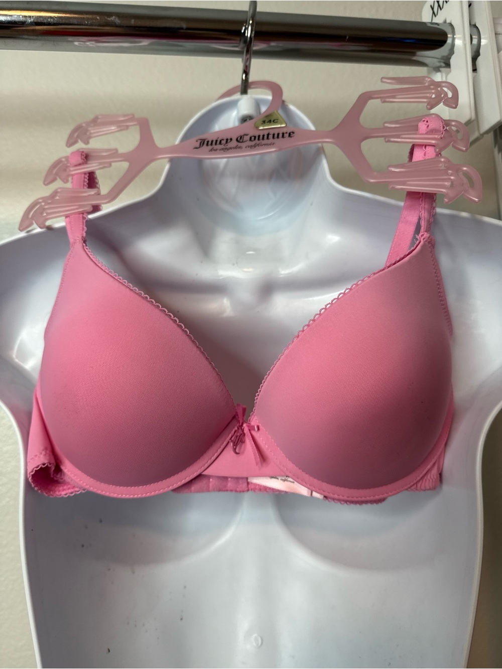 NWT Juicy Couture Pink Molded T-Shirt Bra